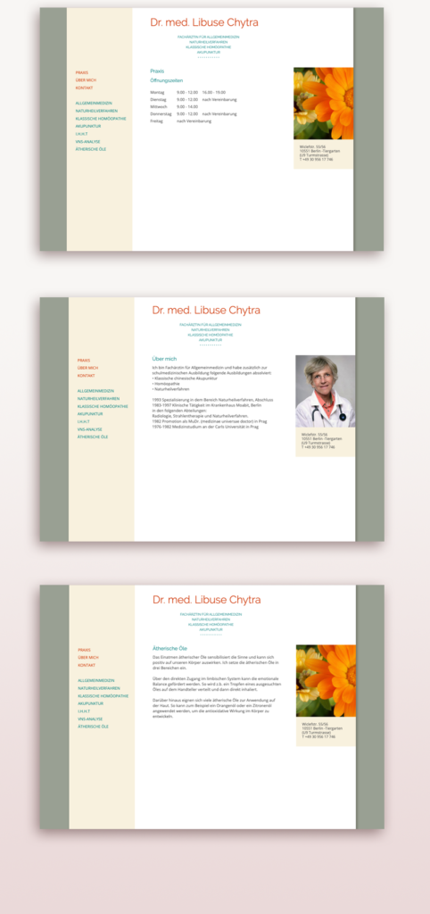 arztpraxis im internet praxiswebdesign dr. chytra berlin relevant webdesign