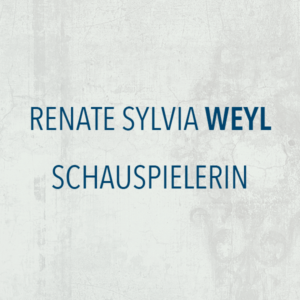 Schauspielerhomepage Relevant Webdesign Renate Weyl